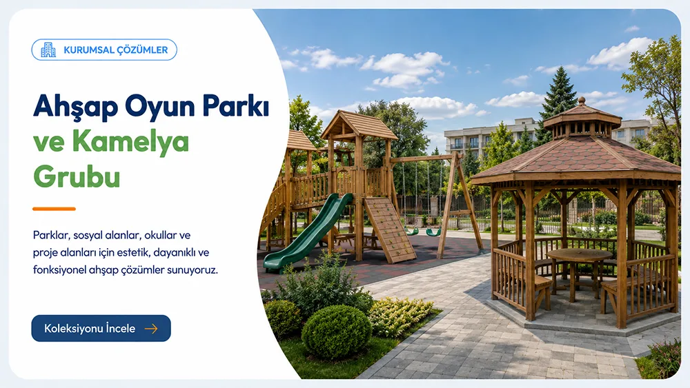 Ahşap Oyun Park Grupları