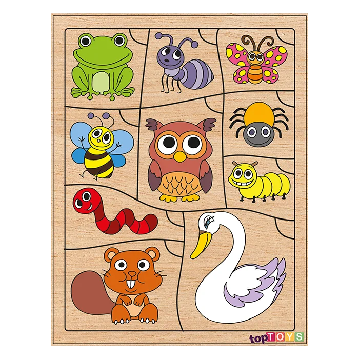 Bil Bakalım Kim Nerede Yaşar Ahşap Puzzle