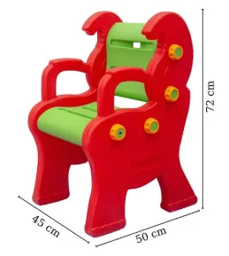 Kral Sandalye Kırmızı görsel 2