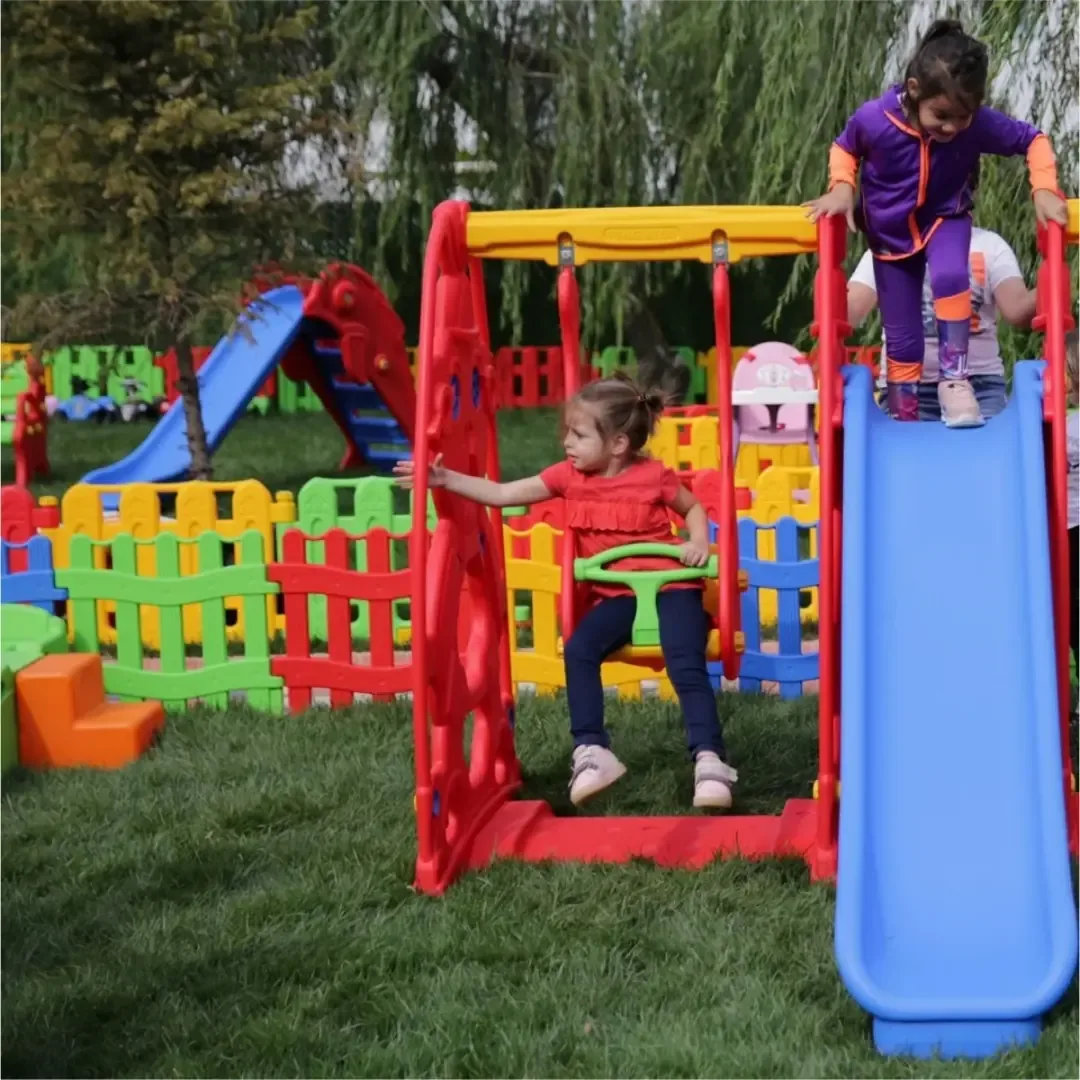 Sevimli Teddy Kaydırakllı Salıncak Set A görsel 2