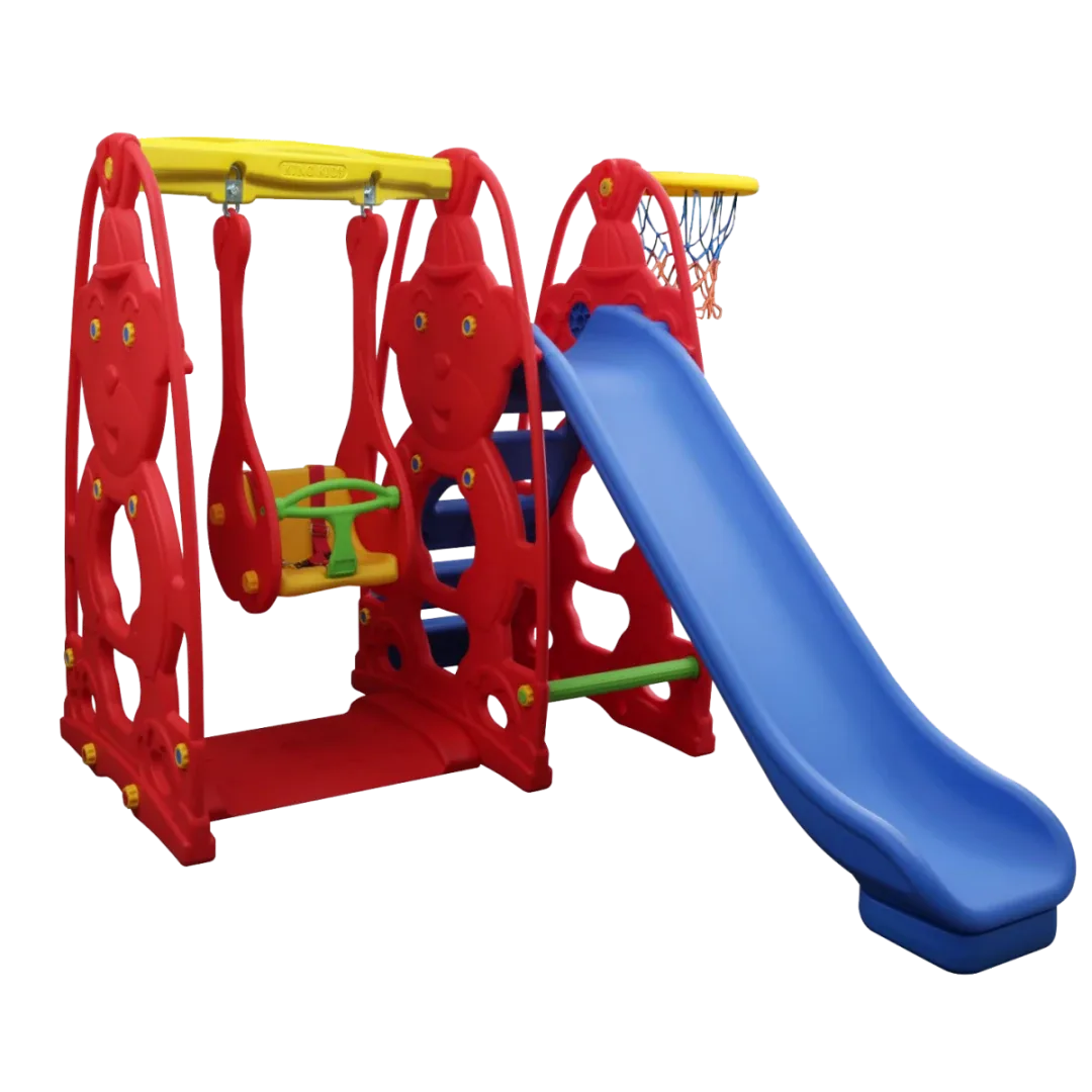 Sevimli Teddy Kaydırakllı Salıncak Set A