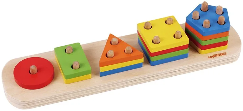 Ahşap Beşgenli Geometrik Şekiller